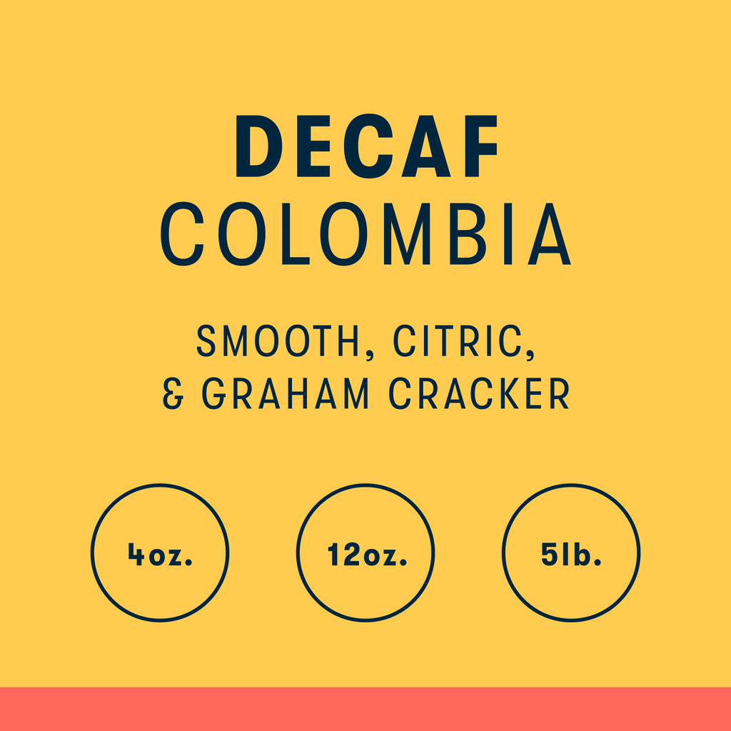 Decaf, Colombia - Natural Water Process Coffee - RIVET Coffee